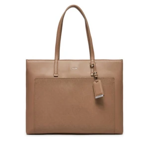 Torebka Calvin Klein Ck Must Medium Shopper_Mono K60K612774 Beżowy
