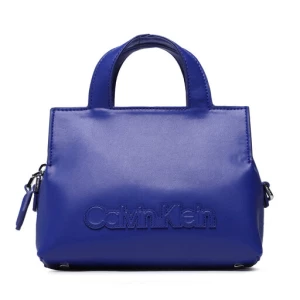 Torebka Calvin Klein Ck Neat Tote Sm K60K610443 Granatowy