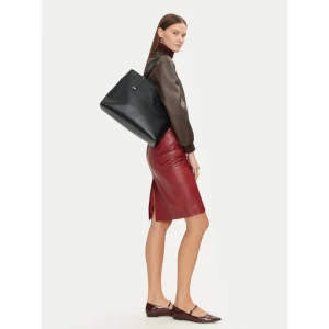 Torebka Calvin Klein Ck Plaque Medium Shopper K60K612782 Czarny