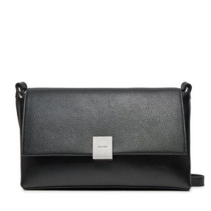 Torebka Calvin Klein Ck Plaque Medium Shoulder Bag K60K612783 Czarny