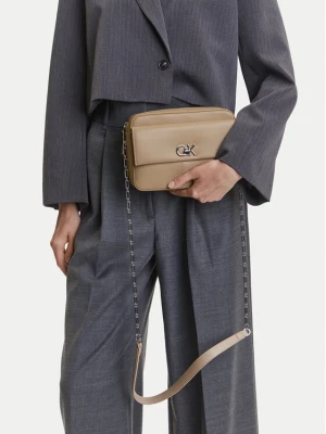 Torebka Calvin Klein Ck Pocket Camera Bag K60K613089 Beżowy ciemny