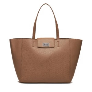 Torebka Calvin Klein Ck Push Medium Shopper K60K612147 Brązowy