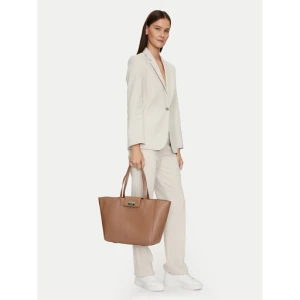 Torebka Calvin Klein Ck Push Medium Shopper K60K612147 Brązowy