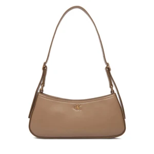 Torebka Calvin Klein Ck Small Shoulder Bag LV04F3170G Beżowy