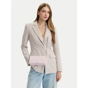 Torebka Calvin Klein Ck Wallet On Chain LV04F3319G Bordowy