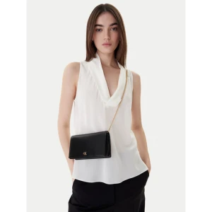 Torebka Calvin Klein Ck Wallet On Chain LV04F3319G Czarny