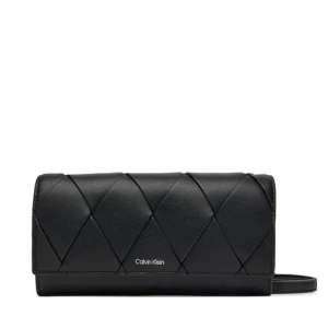 Torebka Calvin Klein Ck Woven Convertible Wallet Bag K60K612970 Czarny
