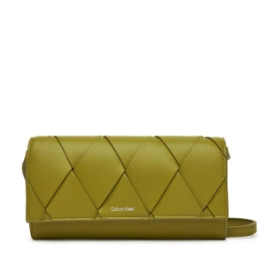 Torebka Calvin Klein Ck Woven Convertible Wallet Bag K60K612970 Zielony