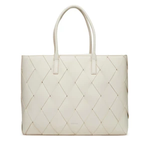 Torebka Calvin Klein Ck Woven Medium Shopper K60K612994 Biały