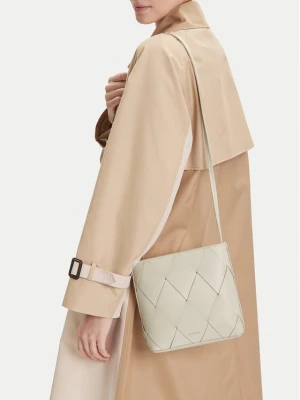 Torebka Calvin Klein Ck Woven Square Crossbody K60K612991 Kremowy