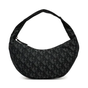 Torebka Calvin Klein Ckj Monogram Pinched Medium Shou LV04F3206G Czarny