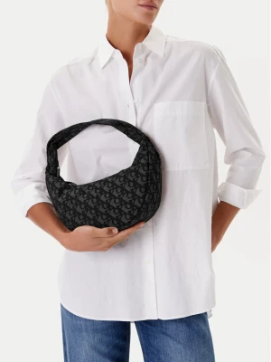 Torebka Calvin Klein Ckj Monogram Pinched Medium Shou LV04F3206G Czarny