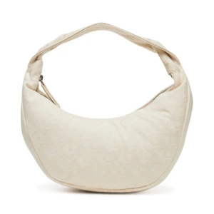 Torebka Calvin Klein Ckj Monogram Pinched Medium Shou LV04F3206G Écru