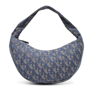 Torebka Calvin Klein Ckj Monogram Pinched Medium Shou LV04F3206G Niebieski