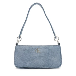 Torebka Calvin Klein Denim Shoulder Pouch W/Strap LV04F3217G Niebieski