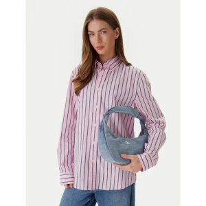 Torebka Calvin Klein Denim Soft Crescent Sm LV04F3207G Niebieski