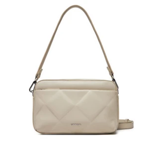 Torebka Calvin Klein Diamond Quilt Camera Bag W/Pkt K60K612907 Beżowy