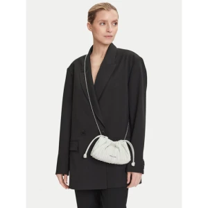 Torebka Calvin Klein Drawstring Plisse Conv Mini Cb P LV04F3077G Biały