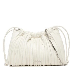 Torebka Calvin Klein Drawstring Plisse Crossbody LV04F3076G Biały