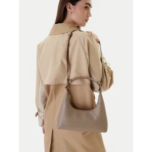 Torebka Calvin Klein Emblem Aop Conv Shoulder Bag LV04F3298G Beżowy