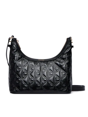 Torebka Calvin Klein Emblem Aop Debossed Shoulder Bag LV04F3874G Czarny