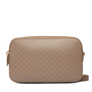 Torebka Calvin Klein Emblem Aop Elongated Camera Bag LV04F3268G Beżowy
