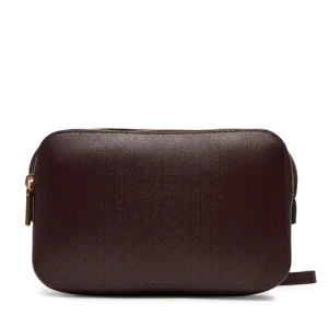 Torebka Calvin Klein Emblem Aop Elongated Camera Bag LV04F3268G Bordowy