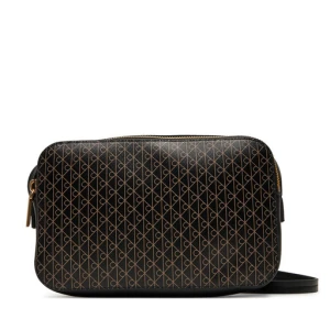 Torebka Calvin Klein Emblem Aop Elongated Camera Bag LV04F3268G Czarny