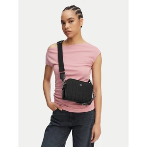 Torebka Calvin Klein Emblem Aop Jacquard Bucket LV04F3648G Czarny