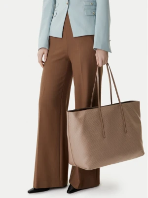 Torebka Calvin Klein Emblem Aop Large Tote W / Pouch LV04F3364G Beżowy