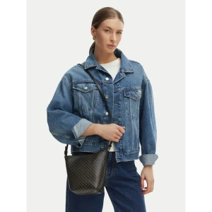 Torebka Calvin Klein Emblem Aop Sm Bucket Crossbody LV04F3506G Czarny