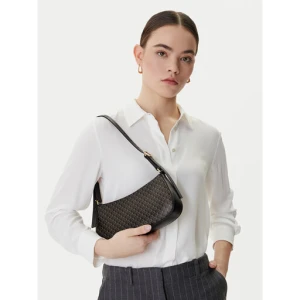 Torebka Calvin Klein Emblem Aop Small Shoulder Bag LV04F3324G Czarny
