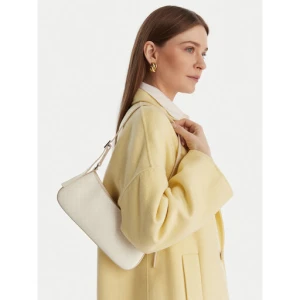 Torebka Calvin Klein Emblem Aop Small Shoulder Bag LV04F3324G Écru