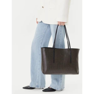 Torebka Calvin Klein Emblem Aop Tote W/ Pouch LV04F3266G Czarny