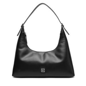 Torebka Calvin Klein Emblem Hw Lthr Shoulder Bag LV04F3262G Czarny