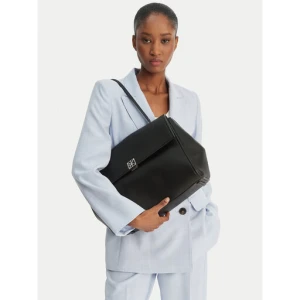 Torebka Calvin Klein Emblem Hw Pebble Satchel LV04F3494G Czarny