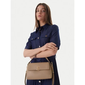 Torebka Calvin Klein Emblem Hw Pebble Shoulder Bag 25 LV04F3425G Beżowy