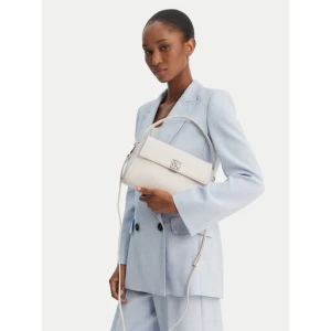 Torebka Calvin Klein Emblem Hw Pebble Shoulder Bag 25 LV04F3425G Biały