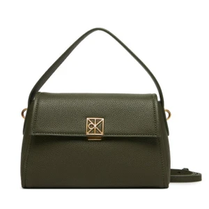 Torebka Calvin Klein Emblem Hw Pebble Shoulder Bag 25 LV04F3425G Zielony