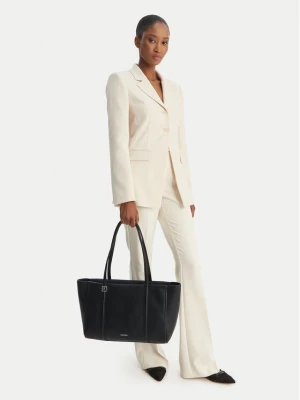 Torebka Calvin Klein Emblem Hw Pebble Tote LV04F3424G Czarny
