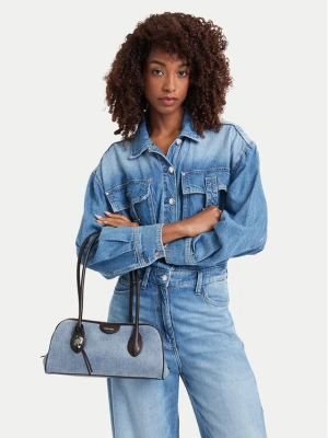 Torebka Calvin Klein Emblem Trio Denim Shoulder Bag LV04F3830G Niebieski