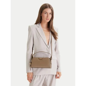 Torebka Calvin Klein Emblem Trio Top Handle Camera Ba LV04F3370G Beżowy