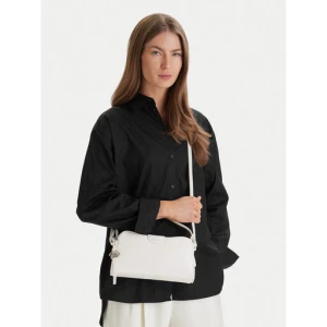 Torebka Calvin Klein Emblem Trio Top Handle Camera Ba LV04F3370G Biały