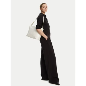 Torebka Calvin Klein Embossed Logo Medium Shopper K60K613172 Écru