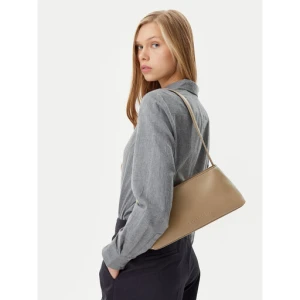 Torebka Calvin Klein Embossed Logo Shoulder Bag K60K612550 Beżowy