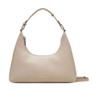 Torebka Calvin Klein Foil Logo Conv Shou?Lder Bag LV04F3272G Beżowy