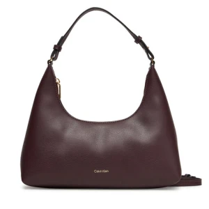 Torebka Calvin Klein Foil Logo Conv Shoulder Bag LV04F3272G Bordowy