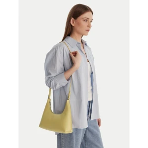 Torebka Calvin Klein Foil Logo Conv Shoulder Bag LV04F3272G Żółty
