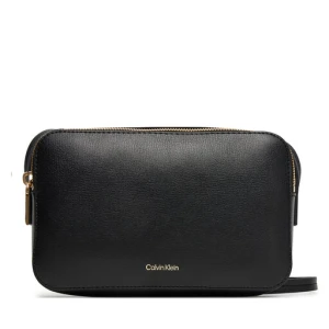 Torebka Calvin Klein Foil Logo Elongated Camera Bag LV04F3276G Czarny
