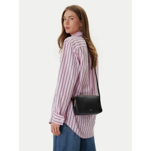 Torebka Calvin Klein Foil Logo Elongated Camera Bag LV04F3276G Czarny